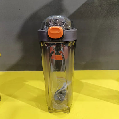 Clear Shaker Bottle Water. 22oz/650ml or 16oz/ 500ml.