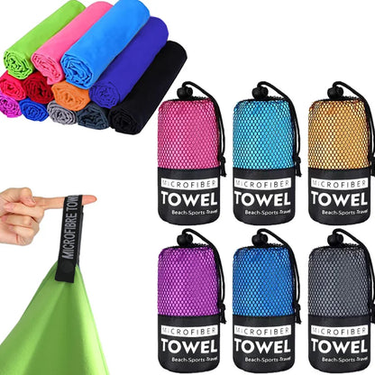 1 pcs portable towel, quick drying towel, Microfiber towel running, fitness, yoga, camping, beach Wipe sweat sports towel