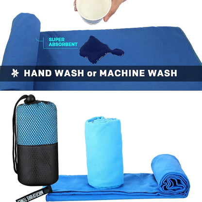 1 pcs portable towel, quick drying towel, Microfiber towel running, fitness, yoga, camping, beach Wipe sweat sports towel